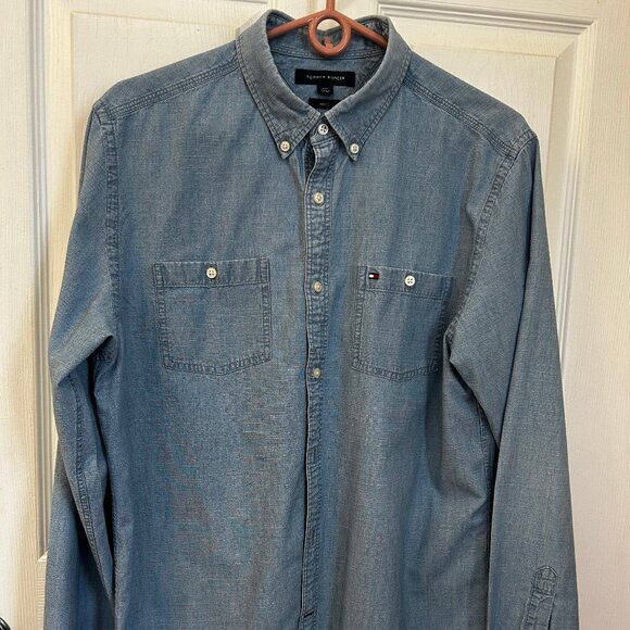 Men's Tommy Hilfiger denim shirt - Picture 1 of 3